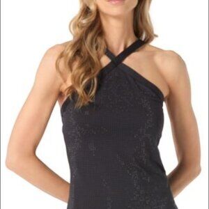 NWT Michael Kors Women's Studded High-Neck Tankini Top